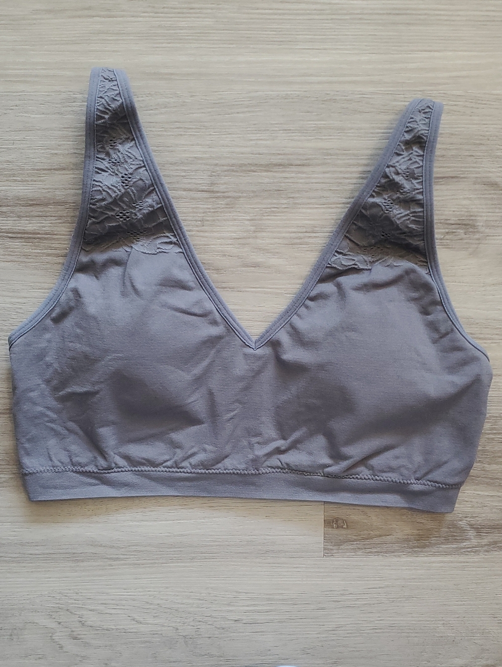 2/$20🌟 Size XL - Warm Grey Wireless Padded Bra - Lebody